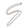 Vacuum Plating 304 Stainless Steel Curb Chain Necklaces NJEW-L162-01A-M-2