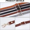 CHGCRAFT 5Pcs 5 Colors Adjustable PU Imitation Leather Bag Straps FIND-CA0005-03-6