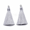Polyester Tassel Big Pendants Decoration AJEW-S059-12-1