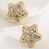 Alloy Stud Earrings for Women WG59F22-02-1