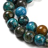 Natural Chrysocolla Beads Strands G-P503-10MM-05-4