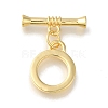 Brass Toggle Clasps KK-H480-03G-3