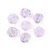 Electroplate Transparent Glass Beads Strands LS-EGLA-N056-02A-03-1