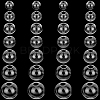 210Pcs Round Mechanized One Hole Blown Glass Globe Ball Bottles BLOW-PA0001-04C-8
