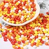 6/0 Opaque Baking Paint Glass Seed Beads SEED-M012-02A-30-1