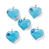 Handmade Evil Eye Lampwork Pendants LAMP-M015-03D-1