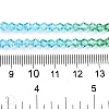 Gradient Color Baking Paint Glass Bead Strands X1-DGLA-A039-T6mm-A018-5