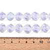 Textured Inner Flower Handmade Lampwork Beads LAMP-T024-07E-6