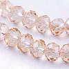 Electroplate Glass Beads Strands EGLA-D020-3x2mm-71-3