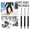 6Pcs Imitation Nylon with Alloy Ski Board Strap AJEW-HS0001-36-4