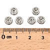 Brass Grade A Crystal Rhinestone Beads RB-A003-6MM-N-3