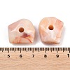 Two Tone Opaque Acrylic Imitation Gemstone Beads OACR-T033-08A-3
