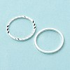 Brass Linking Rings KK-F831-018E-S-RS-4