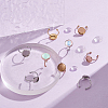 18Pcs 6 Style 304 Stainless Steel Open Cuff Ring Findings STAS-UN0042-76-4