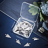 SUNNYCLUE 50Pcs 201 Stainless Steel Pointed Pendants STAS-SC0004-66-6