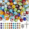 DIY Rosary Bead Jewelry Making Finding Kits DIY-SC0031-64-7