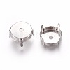 Stainless Steel Sew on Prong Settings X-STAS-L229-04B-2