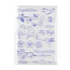 Plastic Stamps X-DIY-F053-01F-1