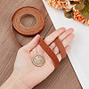 2M PVC Imitation Leather Ribbons SRIB-WH0011-126A-04-3