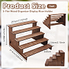 5-Tier Wood Organizer Display Riser Holder for Cupcake ODIS-WH0099-202-2