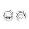 Tarnish Resistant 201 Stainless Steel Huggie Hoop Earrings EJEW-O095-05-18-2