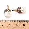 Alloy Enamel Pendants AL-CBAC5EF-07G-02-3