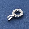 925 Sterling Silver with Cubic Zirconia Charms STER-Q004-01O-S-2