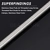 304 Stainless Steel Fully All Threaded Long Screw FIND-WH0112-86-4