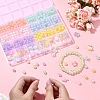 496Pcs 12 Styles Transparent Acrylic Beads OACR-YW0002-01-4