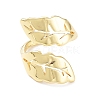 Brass Open Cuff Rings RJEW-D016-04G-2
