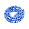 Electroplate Glass Beads Strands EGLA-A044-P6mm-A17-3