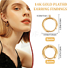 4 Pairs 2 Style 304 Stainless Steel & 316 Surgical Stainless Steel Huggie Hoop Earring STAS-BBC0001-08-2