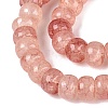 Ombre Effect Dyed Glass Beads Strands X-GLAA-Q106-05A-A09-3