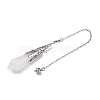 Natural Quartz Crystal Pointed Dowsing Pendulum Big Pendants G-H285-06P-A25-4
