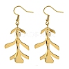 Ion Plating(IP) 304 Stainless Steel Earrings for Women EJEW-E304-12G-1