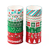 Christmas Theme DIY Scrapbook Decorative Adhesive Tapess DIY-CJC0001-12-1