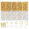 10 Styles Iron Open Jump Rings IFIN-YW0003-60A-1