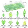 80Pcs 8 Styles Transparent Acrylic Pendants OACR-FS0002-34-4
