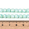 Anti-Tarnish Electroplate Glass Beads Strands EGLA-T021-6mm-15-11-4