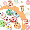 8Pcs 8 Colors Handmade Porcelain Enamel Beads PORC-FS0001-50-3