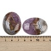 Natural Amethyst Lace Agate Pendants G-A244-12A-02-3