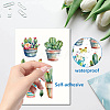 8 Sheets 8 Styles PVC Waterproof Wall Stickers DIY-WH0345-164-3