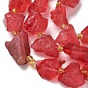 Raw Rough Natural Quartz Crystal Beads Strands G-Z131-J01-12-3