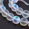 Synthetic Moonstone Beads Strands G-F430-01-8mm-3
