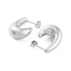 Brass Stud Earrings EJEW-Q811-14P-2