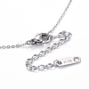 304 Stainless Steel Pendant Necklaces NJEW-I232-29-5
