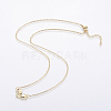 Stainless Steel Pendant Necklaces NJEW-I106-06G-1