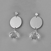 (Jewelry Parties Factory Sale)304 Stainless Steel Stud Earrings EJEW-J099-31-2