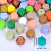 Hexagonal Silicone Beads SI-JX0020A-46-2