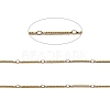 Ion Plating(IP) 304 Stainless Steel Twist Link Chains CHS-G025-16G-2